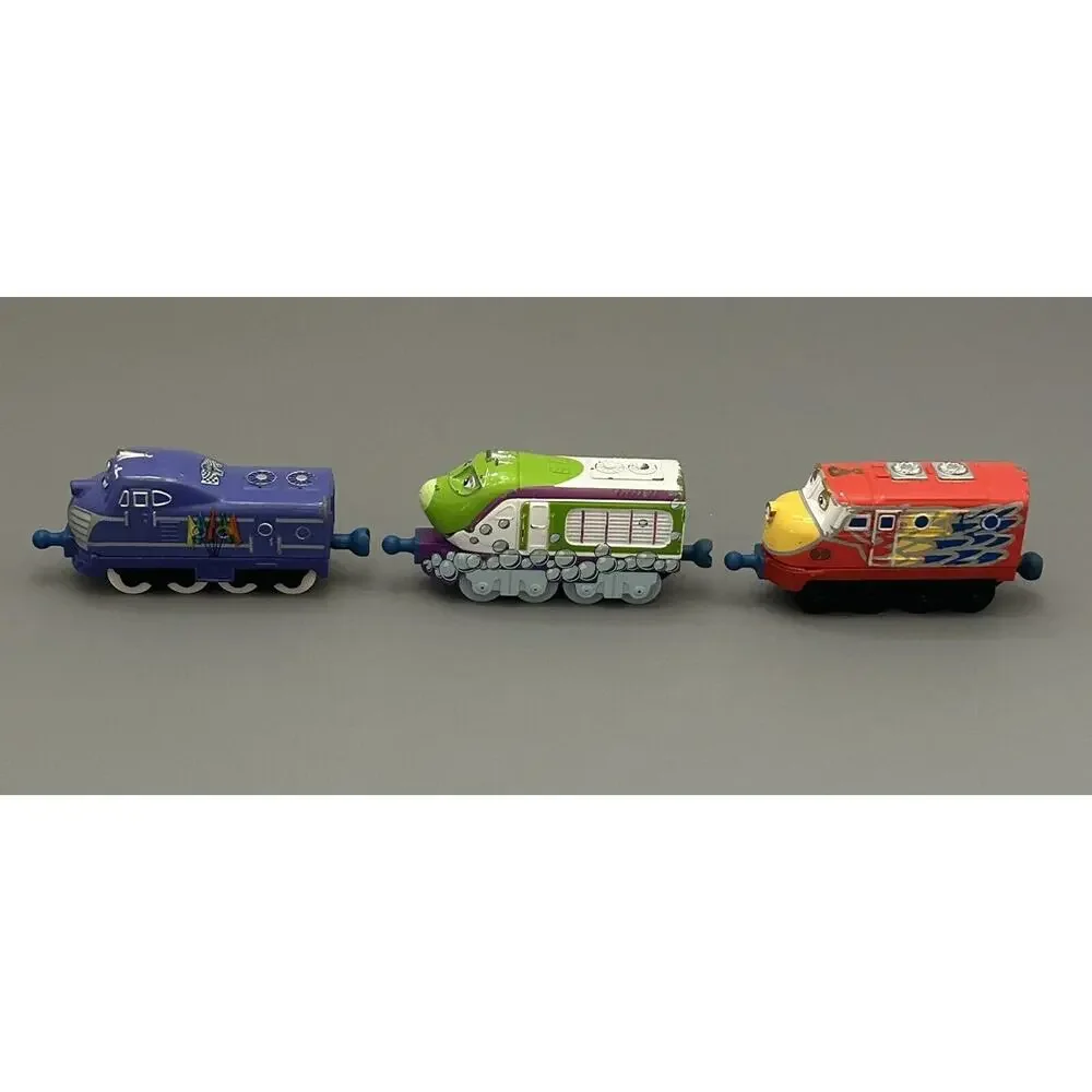 Chuggington Diecast Train Engine Learning Curve 2010 Lot of 3